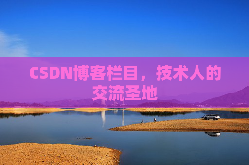 CSDN博客栏目，技术人的交流圣地